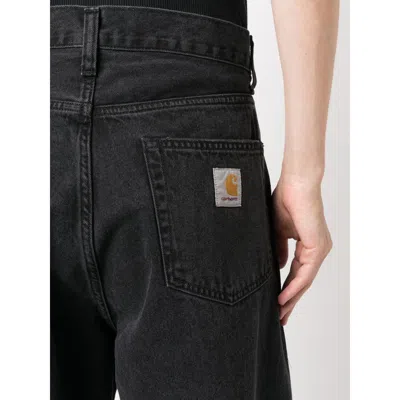 Carhartt Loose-fit Cotton Denim In Black