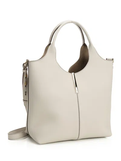 Tod's Ebr Due Manici Piccola Handbags White