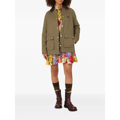 Moschino Corduroy-collar Utility Jacket