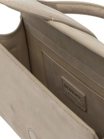 Jacquemus Le Grand Bambino Leather Crossbody Bag In Nude