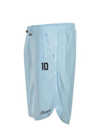 Barrow Bermuda Shorts Made Of Polyester. In Blue