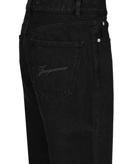 Jacquemus De-nimes Denim Pants In Black