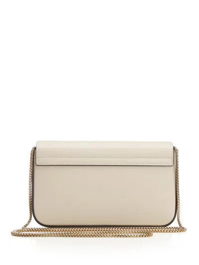 Tod's Mini Flap Bag Small Leather Goods White