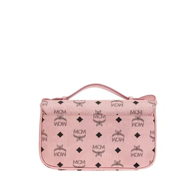 Mcm Pink Shoulder Bags