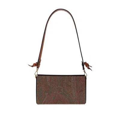 Etro Printed Fabric Arnica Shoulder Bag In Multi