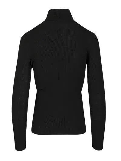 P.a.r.o.s.h Leila Wool Turtleneck Sweater In Black