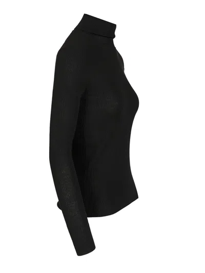 P.a.r.o.s.h Leila Wool Turtleneck Sweater In Black