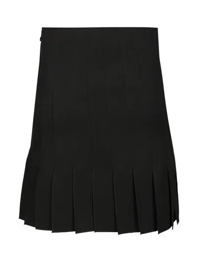 Marni Pleated Wool Mini Skirt