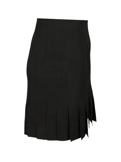 Marni Pleated Wool Mini Skirt