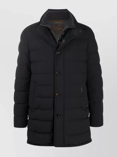 Moorer Calegari Padded Coat In Black