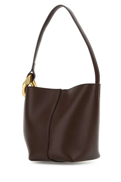 Jw Anderson J. W. Anderson The Jwa Corner Small Bucket In Brown