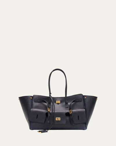 Balenciaga Bel Air Tote Bag In Blue