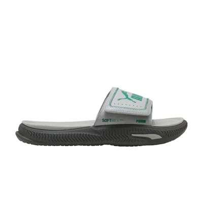Pre-owned Puma Softride Pro 24 V Slide 'grey Echo Wild Green' | Men's Size 9 In Gray