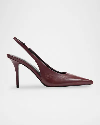 Marc Fisher Ltd Leynne Slingback Pointed Toe Pump In Brown