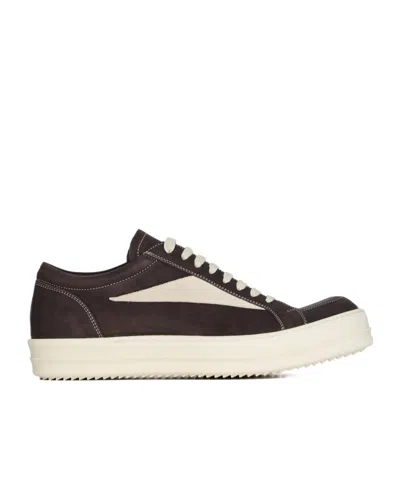 Rick Owens Vintage Sneaks Sneakers In Brown