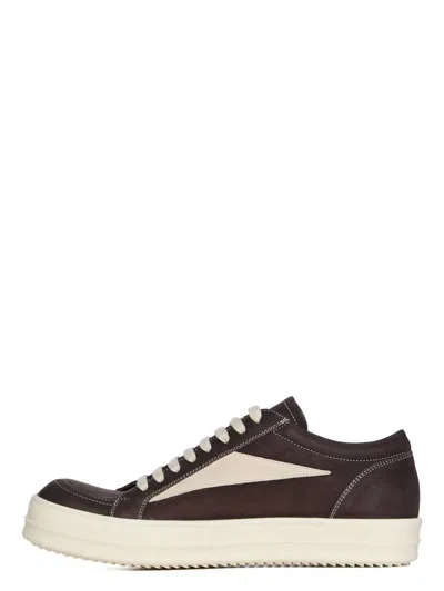 Rick Owens Vintage Sneaks Sneakers In Brown