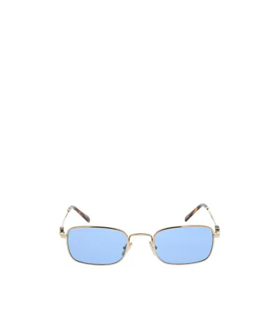 Miu Miu Rectangular Sunglasses In Blue