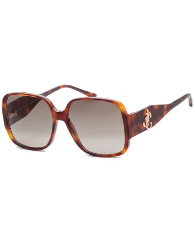 Jimmy Choo Women's Taras 59mm Sunglasses In Brown
