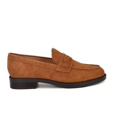 Nine West Women's Berg Slip-on Penny Loafers In Brown