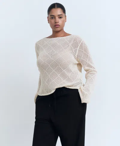 Mango Flowy Drawstring Pants In Black