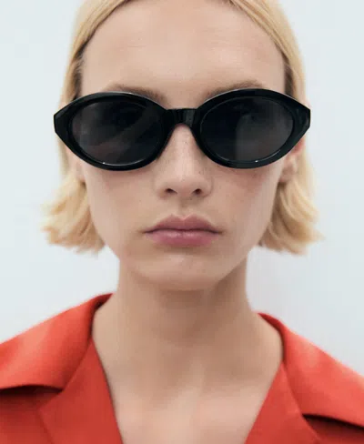 Mango Women's Short Sleeve Fluid Shirt In Red