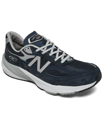 New Balance Blue Made In Usa 990v6 Sneakers In Blue