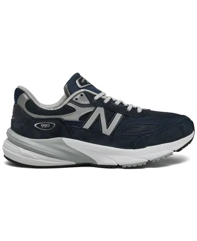 New Balance Blue Made In Usa 990v6 Sneakers In Blue