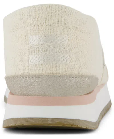 Toms Women's Womens Resident Plus Natural Two Tone Slub Slip On In Neutral