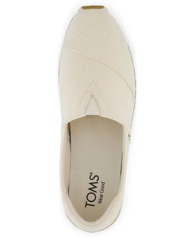 Toms Women's Womens Resident Plus Natural Two Tone Slub Slip On In Neutral