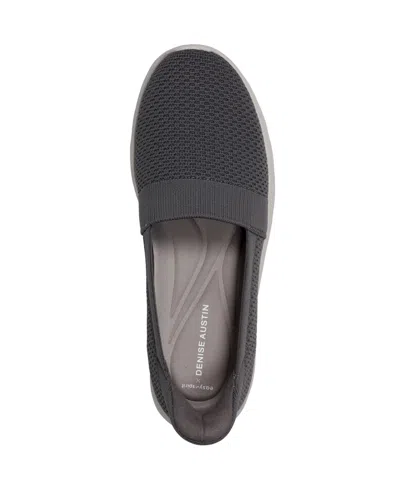 Easy Spirit Women's X Denise Austin Nilsa Soeasy Slip-on Flats In Gray