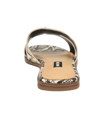 Nine West Women's Giny Cutout Flat Slide Sandals In Multi