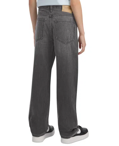 Abercrombie Boys Baggy Fit Jeans In Gray