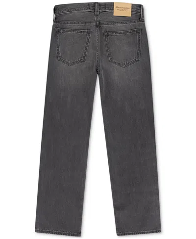 Abercrombie Boys Baggy Fit Jeans In Gray