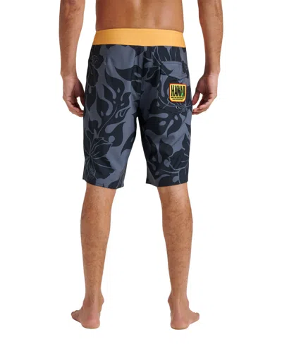 Quiksilver Men's Surfsilk Hibiscus Straight Boardshorts In Blue