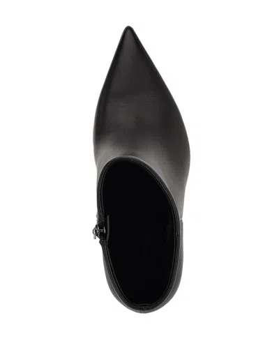 Nine West Savie Block Heel Bootie In Black