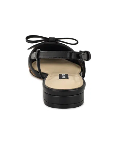 Nine West Women's Grean Pointy Toe Slingback Flats In Brown