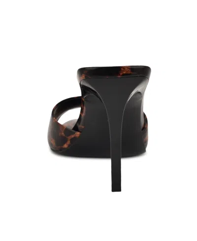 Nine West Women's Hather Slip-on Stiletto Sandals In Brown