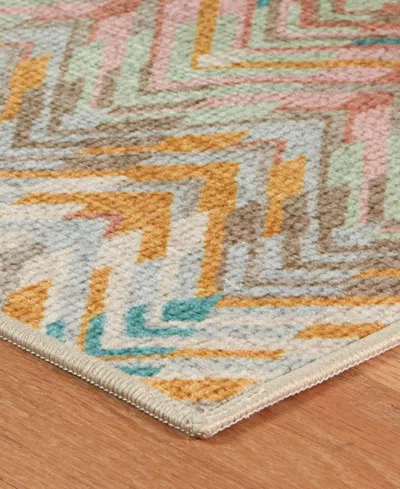 Dash And Albert Rugs By Annie Selke Seneca Machine Washable Da2343 8'x10' Area Rug In Multi