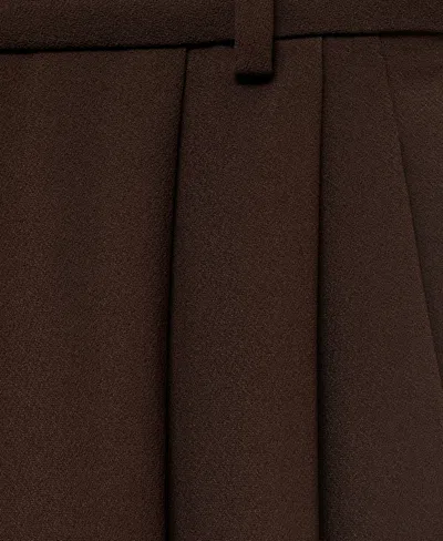 Mango One-shoulder Top In Brown