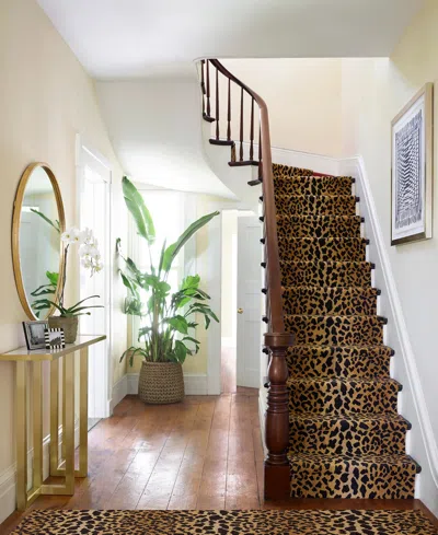 Dash And Albert Rugs By Annie Selke Leopard Rda372 4'x6' Area Rug In Brown