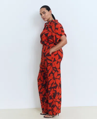 Mango Women's Flowy Printed Pants In Multi