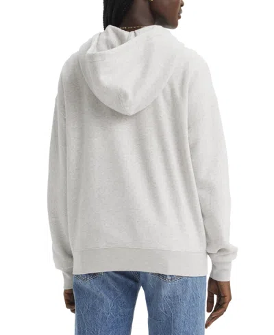 Levi's Everyday Zip Up Hoodie In Gray