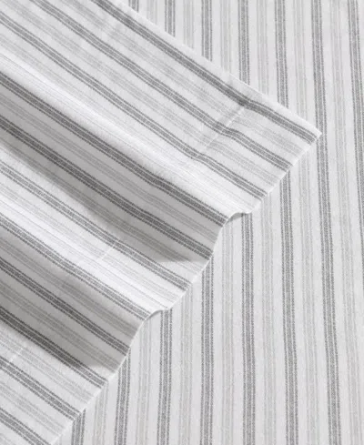 Eddie Bauer Printed Cotton Flannel 4-pc. Sheet Set, King In Gray