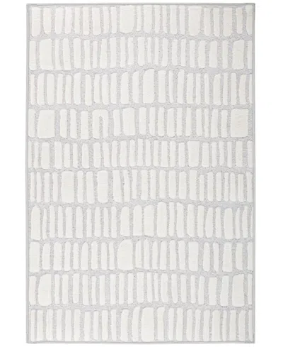 Dash And Albert Rugs By Annie Selke Roark Machine Washable Da2190 4'x6' Area Rug In White