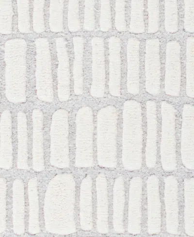 Dash And Albert Rugs By Annie Selke Roark Machine Washable Da2190 4'x6' Area Rug In White
