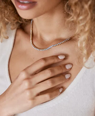Brook & York Brook And York Isabella Cubic Zirconia Tennis Necklace In White