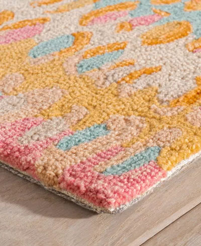 Dash And Albert Rugs By Annie Selke Paint Chip Wool Da1833 5'x8' Area Rug In Multi
