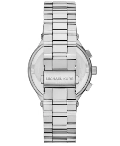 Michael Kors Oversized Billie Silver-tone Watch In Metallic