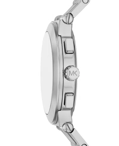 Michael Kors Oversized Billie Silver-tone Watch In Metallic