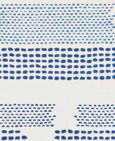 Dash And Albert Rugs By Annie Selke Tread Lightly Machine Washable Da2202 4'x6' Area Rug In Blue